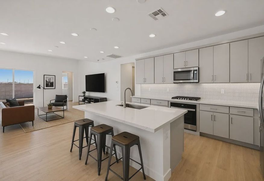 Great Room Virtually Staged - 7 of 19