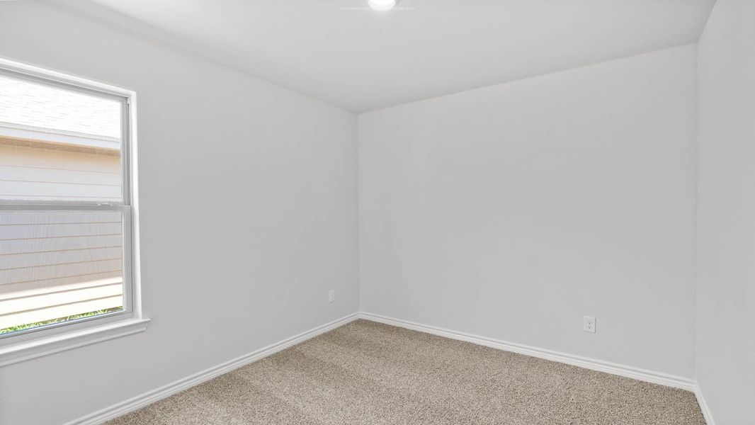 Representative unfurnished interior of a home built from the Baxtor by D.R. Horton in London Towne, Corpus Christi (Image 18). Representative unfurnished interior of a home built from the Baxtor by D.R. Horton in London Towne, Corpus Christi (Image 18).