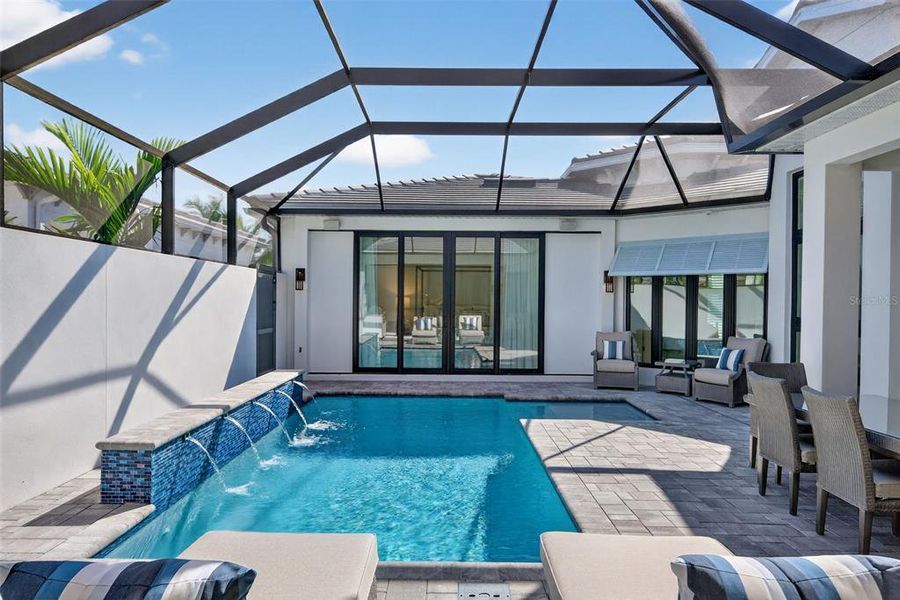 Furnished interior view inside a new home in Aqua Single Family Homes, Bradenton (Image 59).