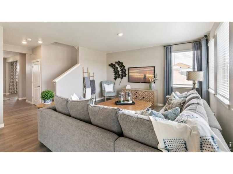 Furnished interior view inside a new home in Vista Meadows, Fort Lupton (Image 20).