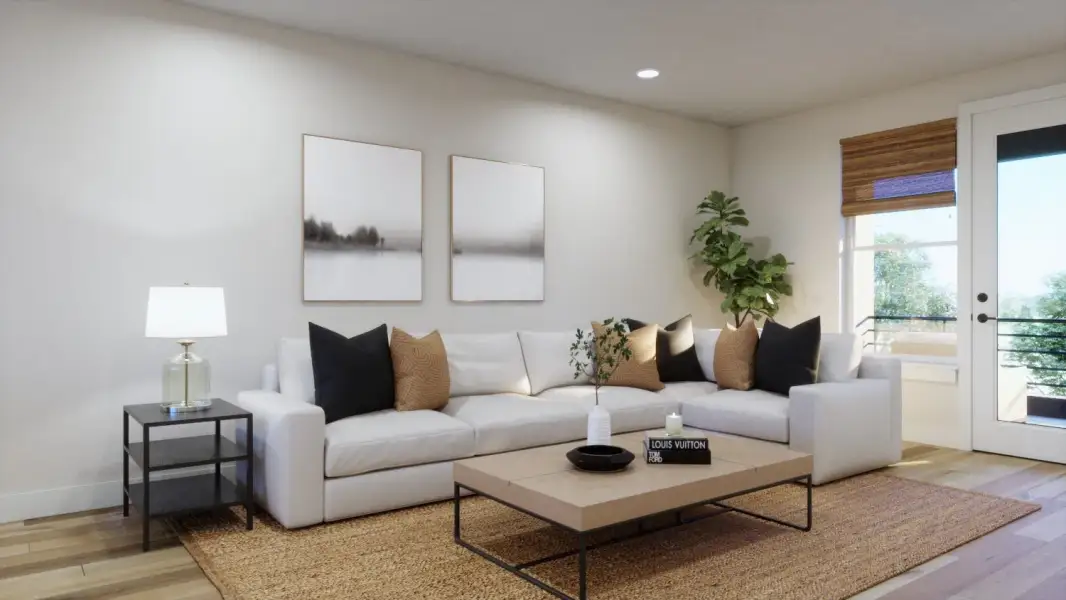 Representative furnished interior of a home built from the 2 Interior by Trumark Homes in Berkeley Villas, Denver (Image 10).