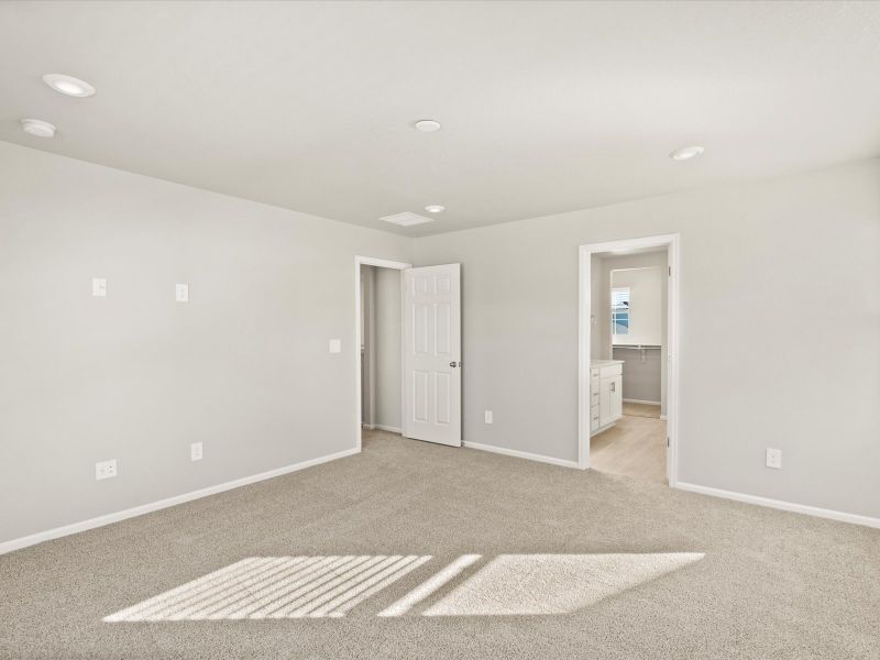 The Sloan floorplan interior image taken at a Meritage Homes community in Windsor, CO.