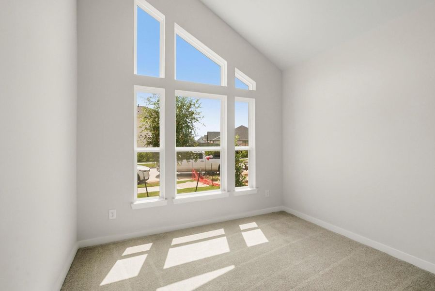 Spacious, unfurnished interior of a new home in Bridgeland 45', 50', 70', Cypress (Image 10). Spacious, unfurnished interior of a new home in Bridgeland 45', 50', 70', Cypress (Image 10).