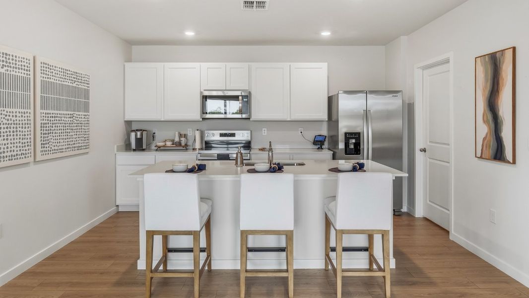Furnished interior view inside a new home in Sea Cove, Punta Gorda (Image 4).