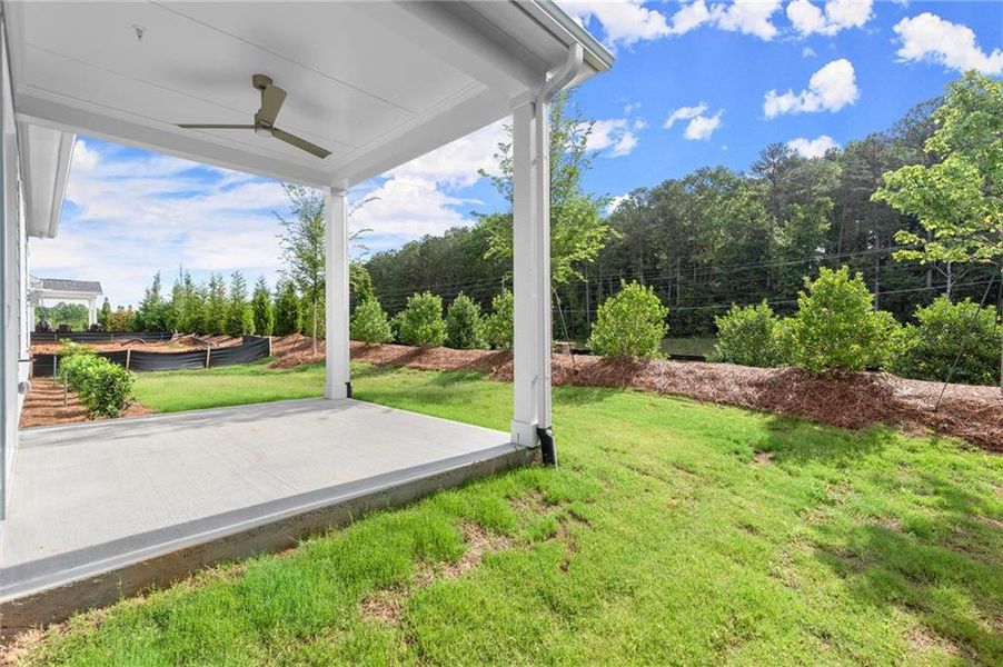 Exterior details and patio area of a home in , Kennesaw (Image 24).