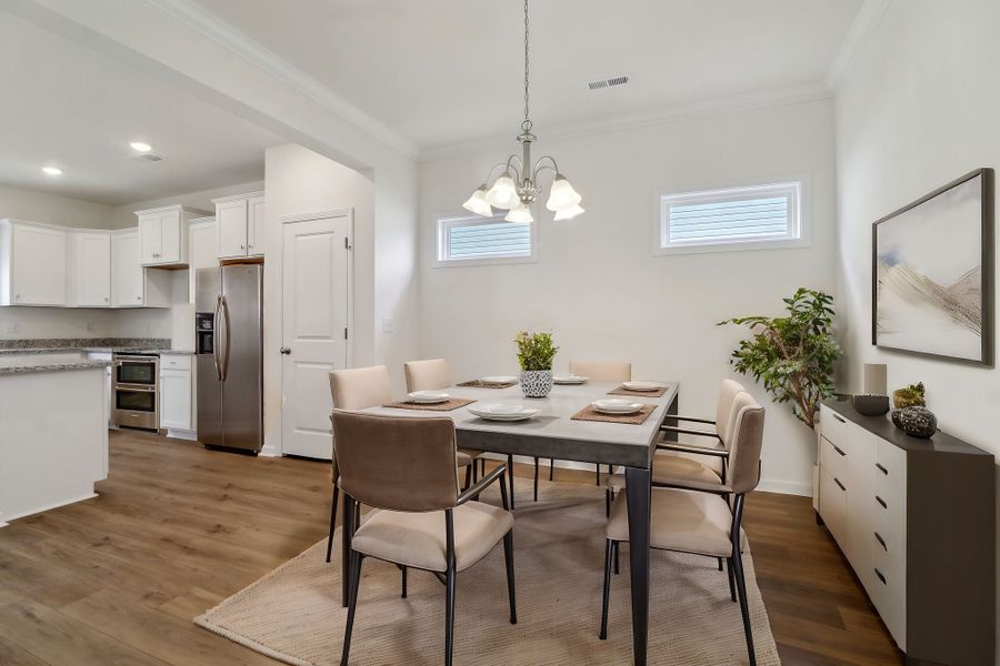 Representative furnished interior of a home built from the Porter II by Great Southern Homes in Cottages at Roofs Pond, West Columbia (Image 54).