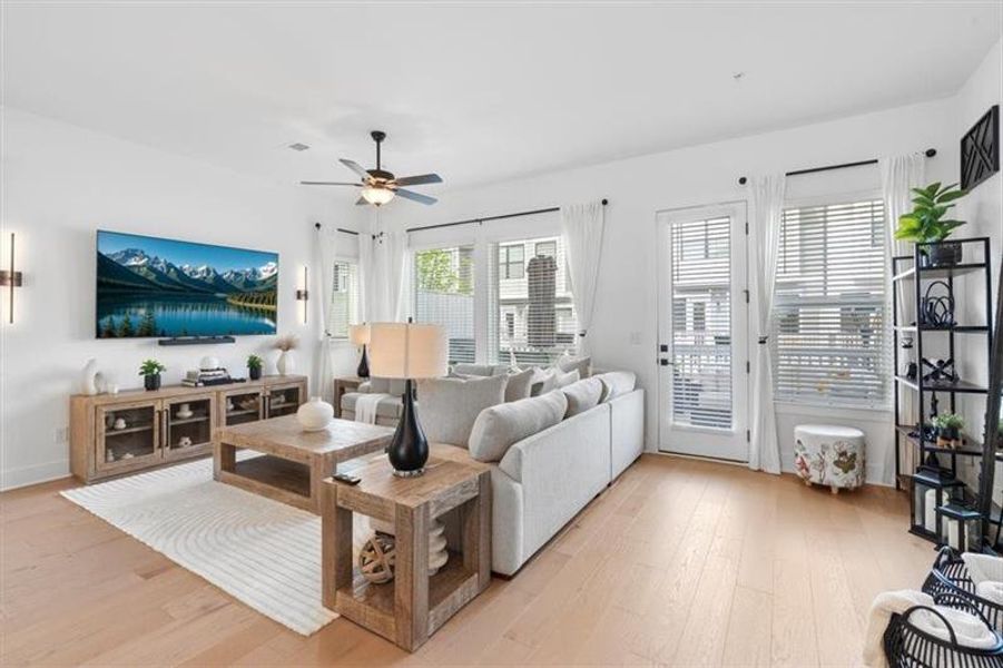Furnished interior view inside a new home in , Roswell (Image 12).