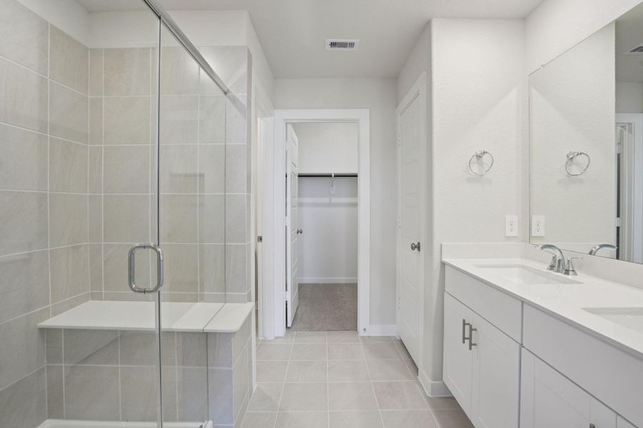 Furnished interior view inside a new home in Pine Lake Cove - Traditional Series, Montgomery (Image 12).