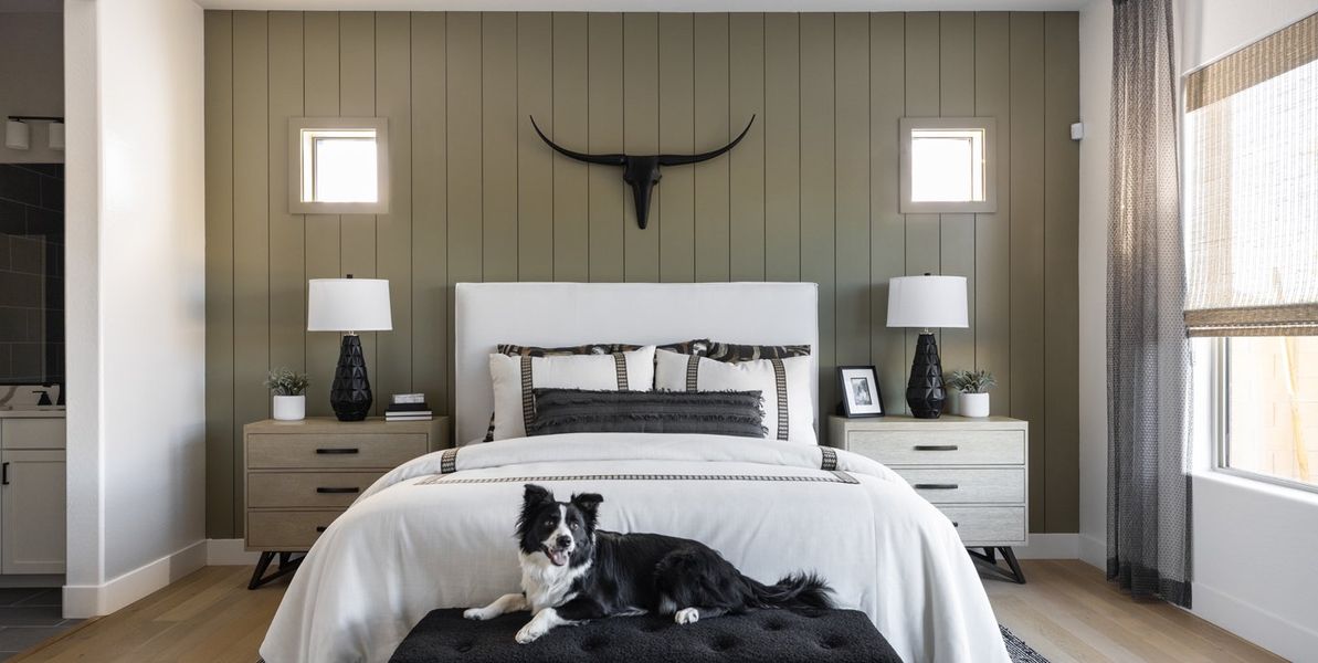 Furnished interior view inside a new home in Horizon at The Dells, Prescott (Image 16). Furnished interior view inside a new home in Horizon at The Dells, Prescott (Image 16).