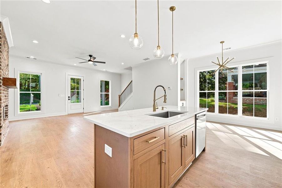 Furnished interior view inside a new home in , Ball Ground (Image 13).