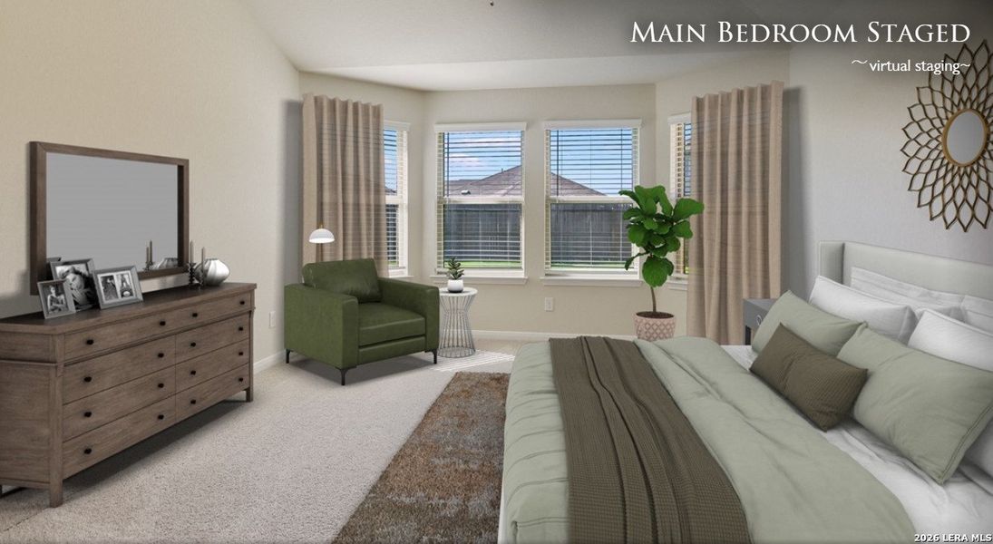 Furnished interior view inside a new home in Lark Canyon, New Braunfels (Image 3). Furnished interior view inside a new home in Lark Canyon, New Braunfels (Image 3).