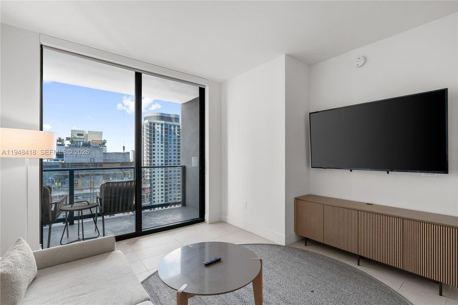 Furnished interior view inside a new home in , Miami (Image 17). Furnished interior view inside a new home in , Miami (Image 17).