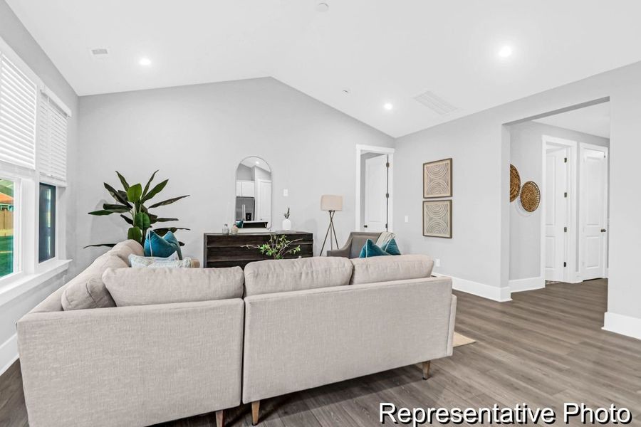 Furnished interior view inside a new home in Homecoming, Ravenel (Image 7).