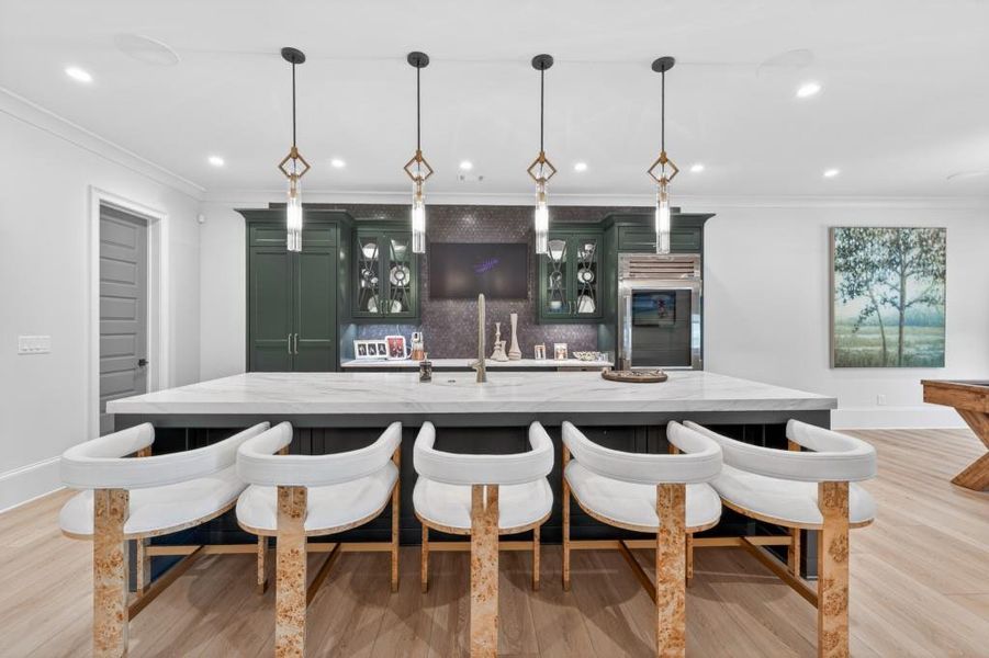 Furnished interior view inside a new home in , Braselton (Image 53).
