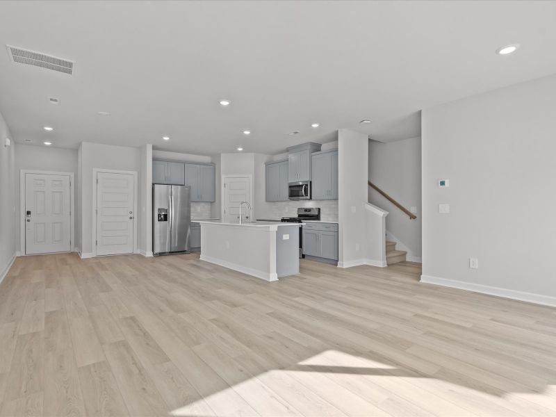 Spacious, unfurnished interior of a new home in Northbrook Village Townes, Taylors (Image 14).