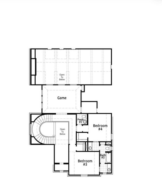 2D floor plan layout for the 608 by Highland Homes in Ridgeline, McKinney, TX (Image 25). 2D floor plan layout for the 608 by Highland Homes in Ridgeline, McKinney, TX (Image 25).