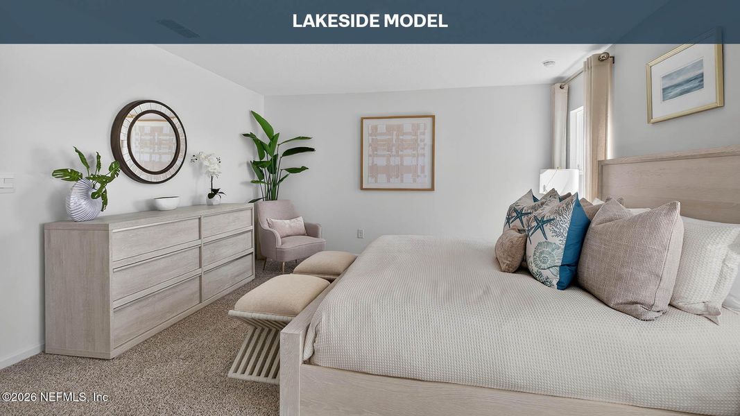 Furnished interior view inside a new home in The Arbors, Jacksonville (Image 6).