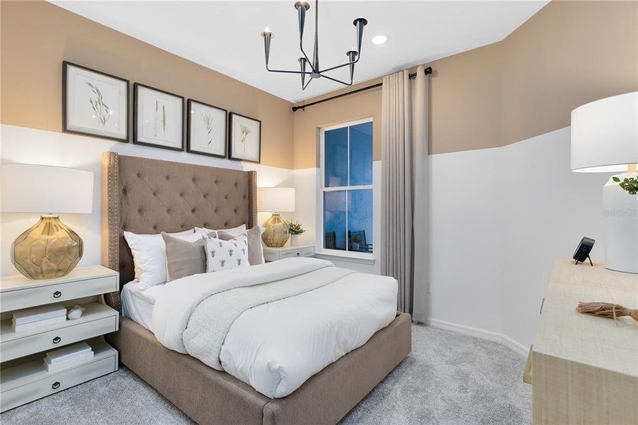 Furnished interior view inside a new home in Del Webb Twin Lakes, St. Cloud (Image 20).