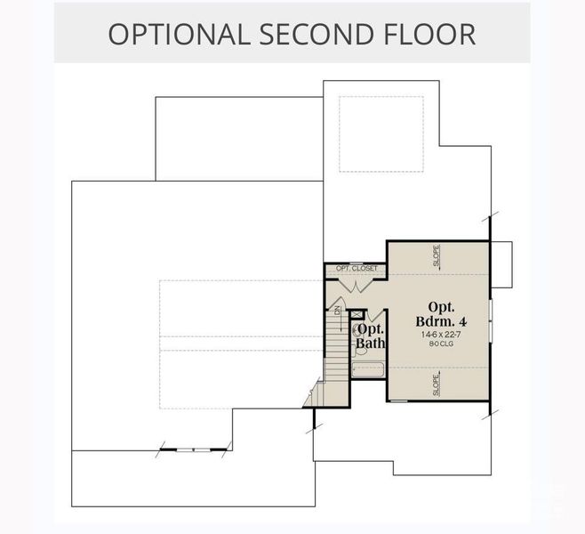 2D floor plan layout of this home in , Denver, NC (Image 2).