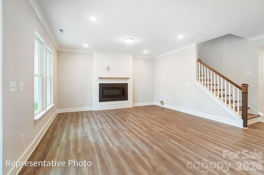 Spacious, unfurnished interior of a new home in Waterford Commons, Rock Hill (Image 18).