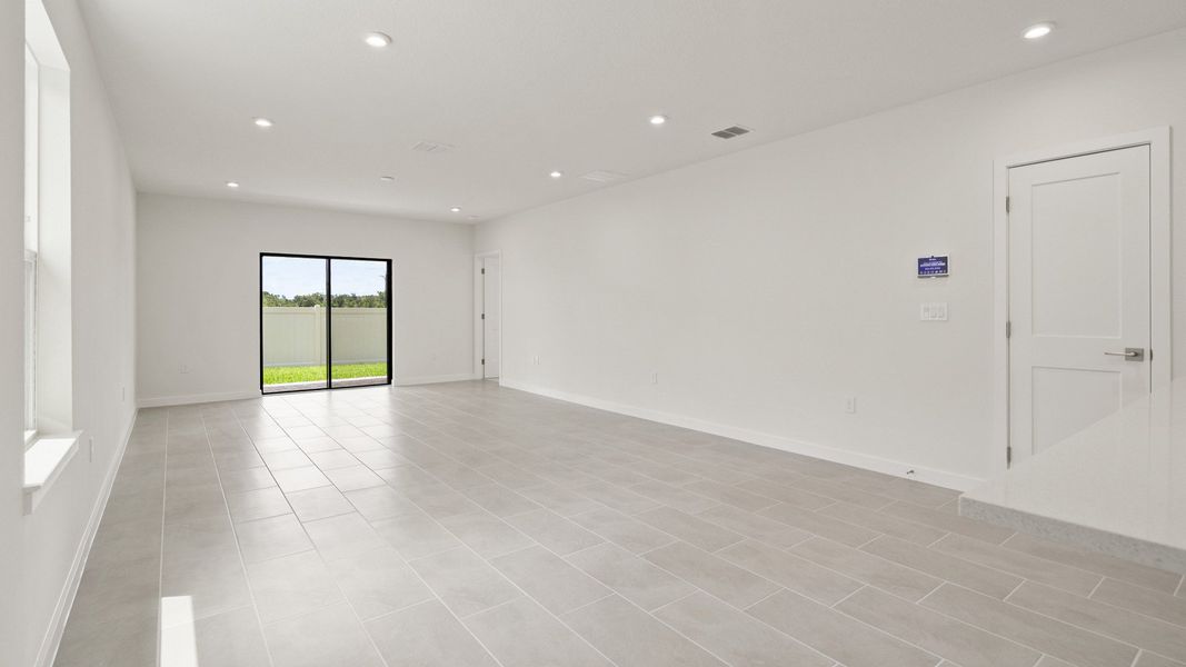 Representative furnished interior of a home built from the Flagler by DRB Homes in Grasslands West, Lakeland (Image 9).