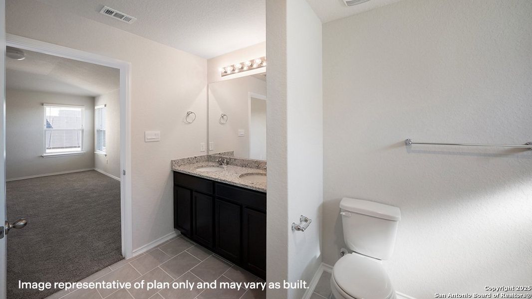 Furnished interior view inside a new home in Brookstone Creek, San Antonio (Image 8).