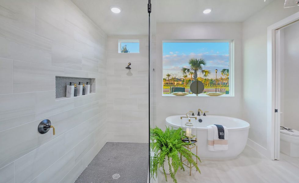 Furnished interior view inside a new home in Waterset, Apollo Beach (Image 30).