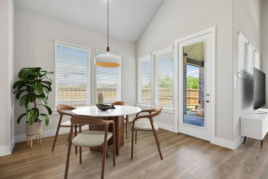 Furnished interior view inside a new home in Rainwater Crossing, Celina (Image 7).