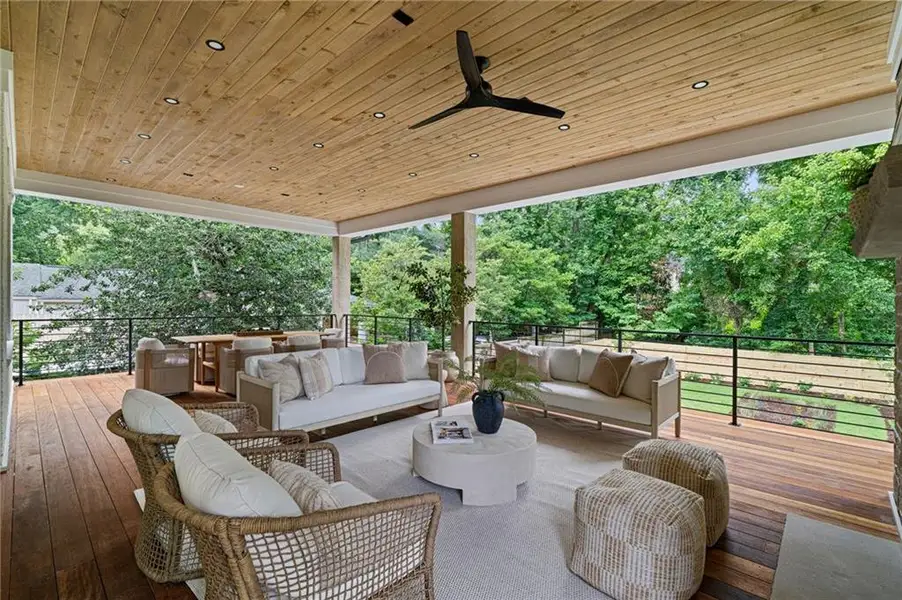 Exterior details and patio area of a home in , Atlanta (Image 30). Exterior details and patio area of a home in , Atlanta (Image 30).