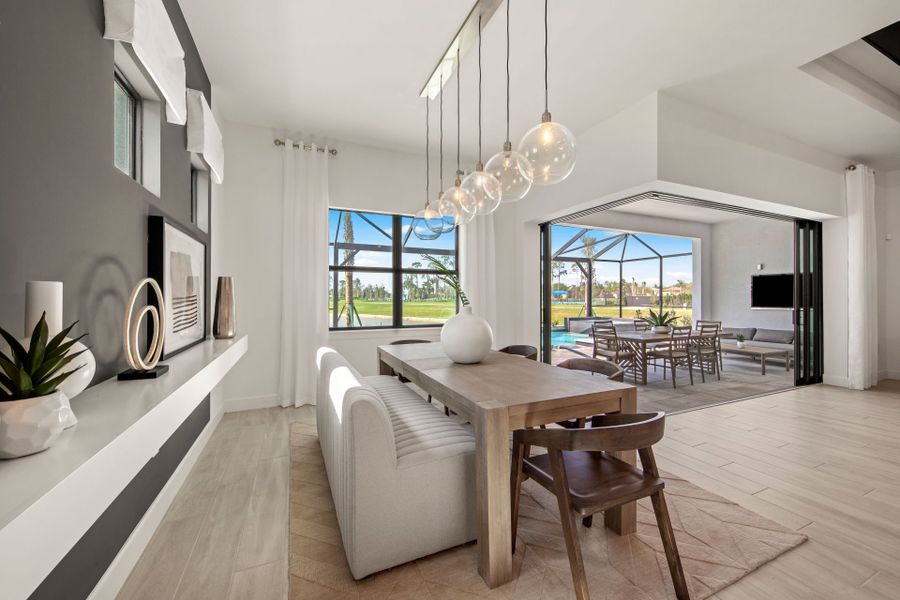 Café adjacent to the Kitchen