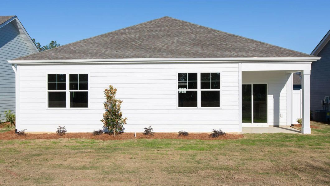 Representative exterior details of a home built from the Kerry by D.R. Horton in Cedar Hill Landing, Navassa (Image 18).