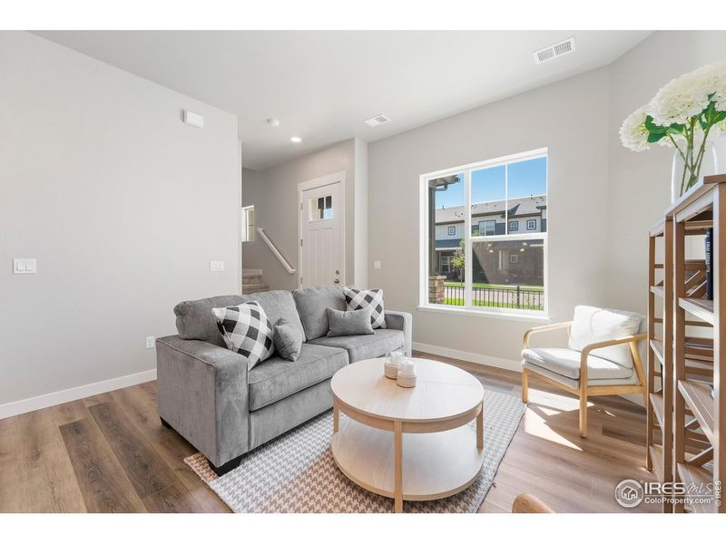 Furnished interior view inside a new home in The Lakes at Centerra - Discovery, Loveland (Image 10).