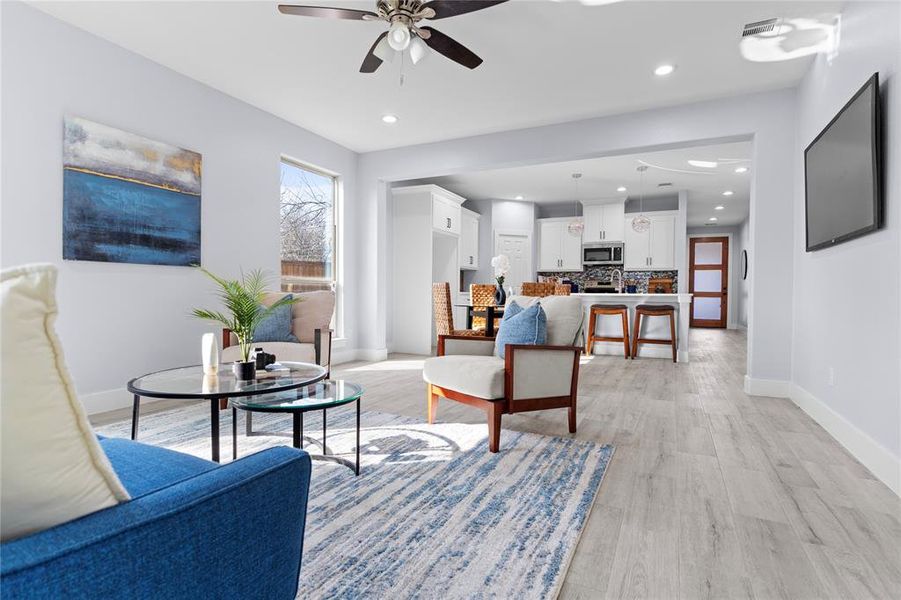 Furnished interior view inside a new home in , Bonham (Image 4).