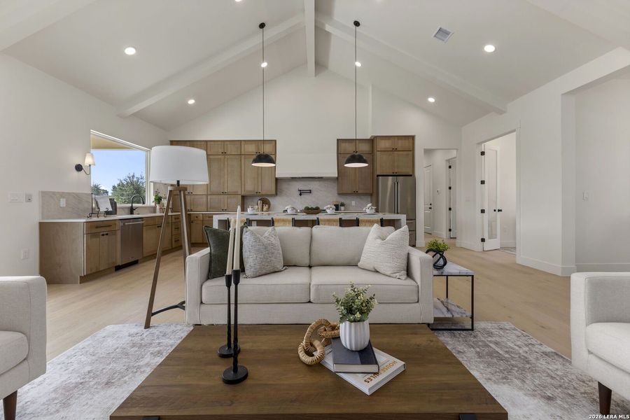 Furnished interior view inside a new home in , Bandera (Image 10).