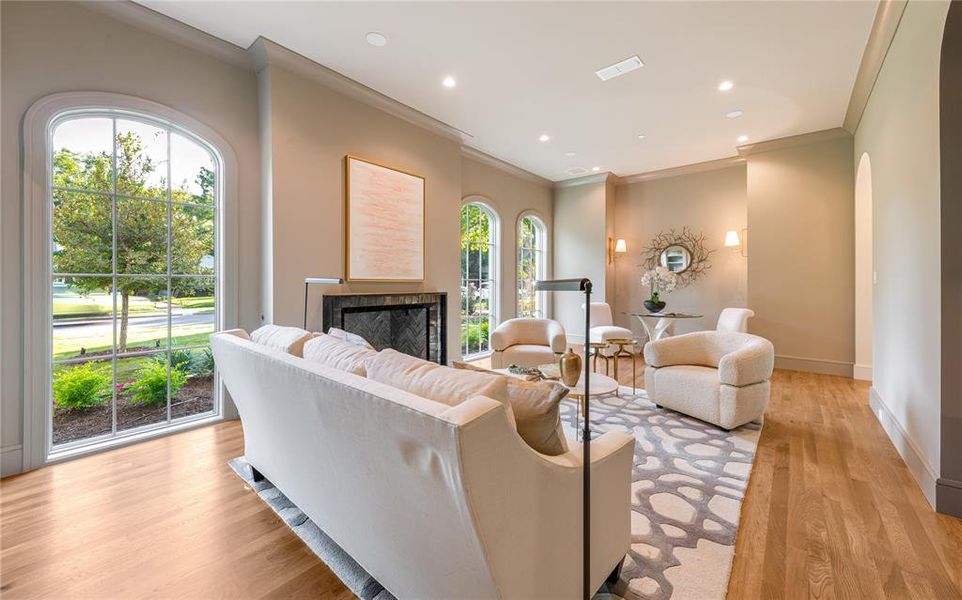 Furnished interior view inside a new home in , University Park (Image 6). Furnished interior view inside a new home in , University Park (Image 6).