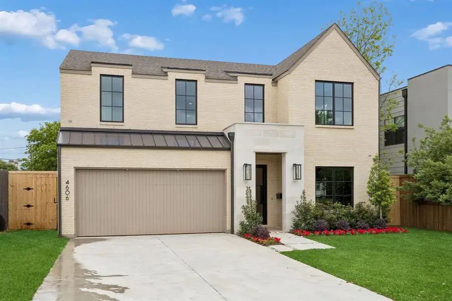 Front exterior of a new home in , Dallas, TX, highlighting curb appeal (Image 2). Front exterior of a new home in , Dallas, TX, highlighting curb appeal (Image 2).