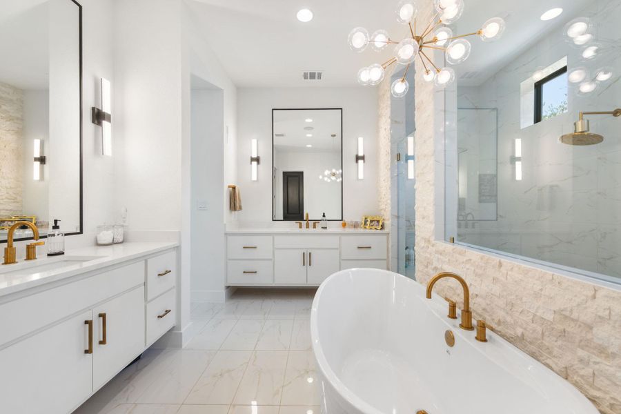Furnished interior view inside a new home in , Austin (Image 13).
