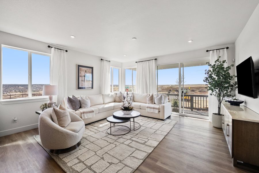 Representative furnished interior of a home built from the 1 by Trumark Homes in Trumark Homes at Tanterra, Parker (Image 15).