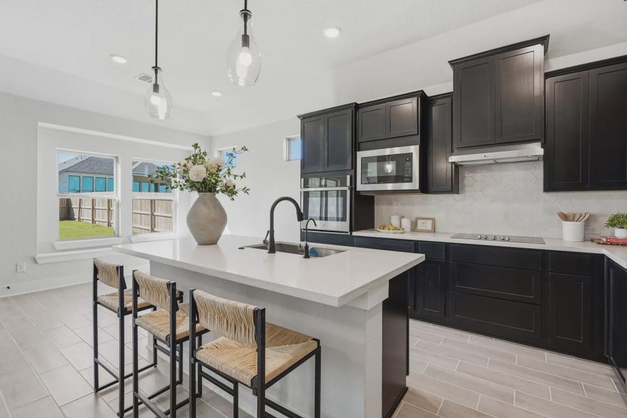 Representative furnished interior of a home built from the Aspen by Chesmar Homes in Alsatian Oaks, Castroville (Image 6).