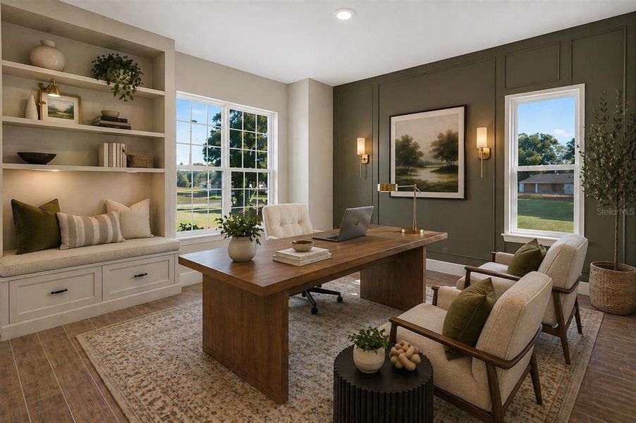 Furnished interior view inside a new home in Hill Country Estates, Dade City (Image 4).