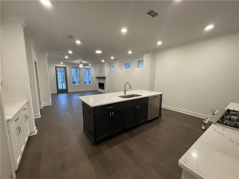 Furnished interior view inside a new home in Waterside Condos, Peachtree Corners (Image 16).