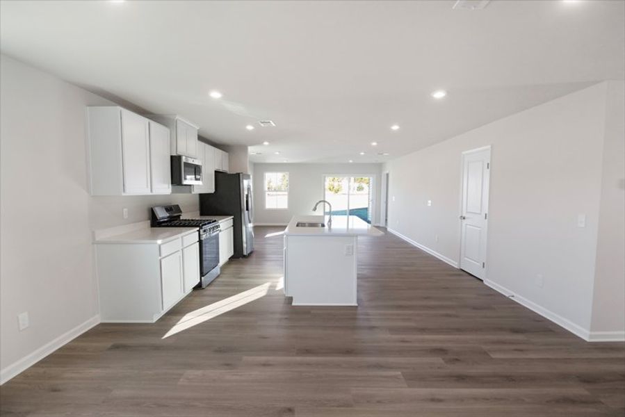 Spacious, unfurnished interior of a new home in Wren Woods 2-Story, Gray Court (Image 14).