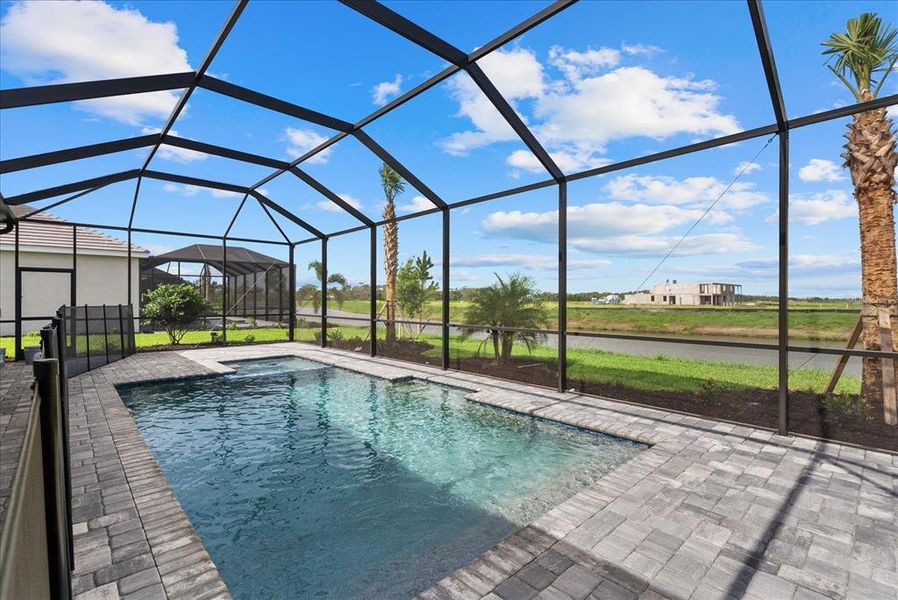 Exterior details and patio area of a home in Calusa Country Club, Lakewood Ranch (Image 19).