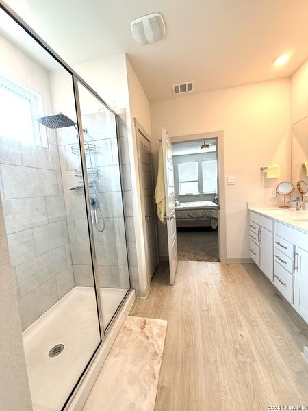 Furnished interior view inside a new home in , San Marcos (Image 18).
