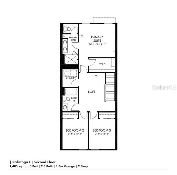 2D floor plan layout of this home in The Reserve at Hammock Oaks Townes, Lady Lake, FL (Image 3). 2D floor plan layout of this home in The Reserve at Hammock Oaks Townes, Lady Lake, FL (Image 3).