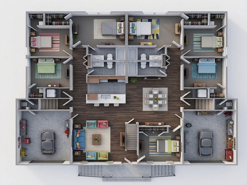 2D floor plan layout of this home in , Houston, TX (Image 3).