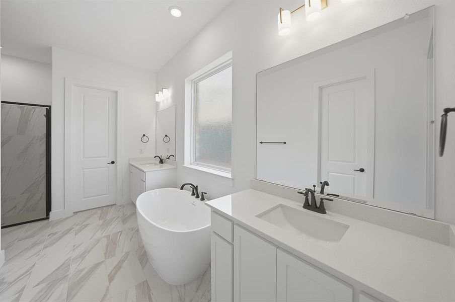 Furnished interior view inside a new home in Devonshire, Forney (Image 9).