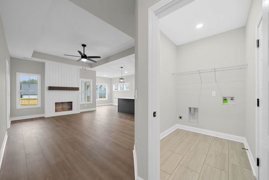 Representative unfurnished interior of a home built from the Cumberland by Rockwood Homes in New Hope Estates, Nashville (Image 13).