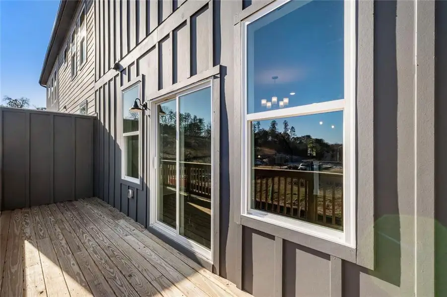 Exterior details and patio area of a home in , Sugar Hill (Image 4).