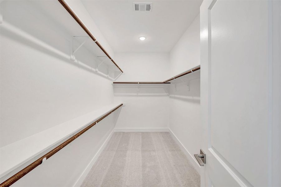 Primary walk-in closet
